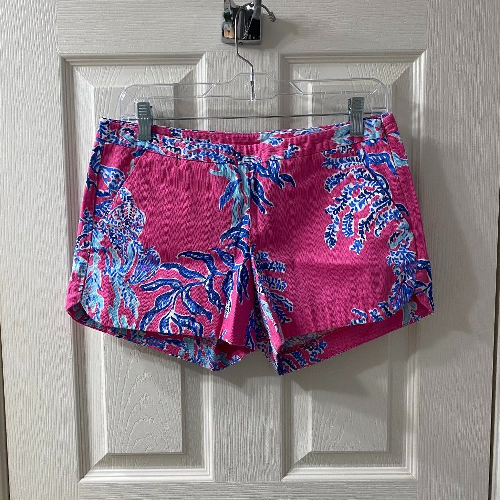 Lilly Pulitzer Adie shorts in Capri Pink Samba